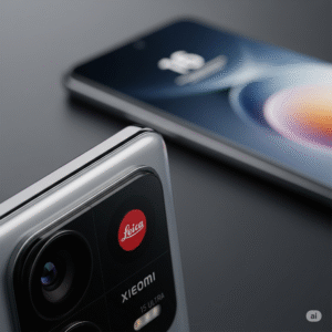 Logotipo da Leica em um celular Xiaomi, simbolizando a parceria que pode terminar com o lançamento do Xiaomi 16.