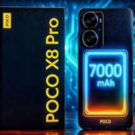 Imagem conceito do Poco X8 Pro, com 7000mAh de bateria magem destacada do site Xiaomi Updates
